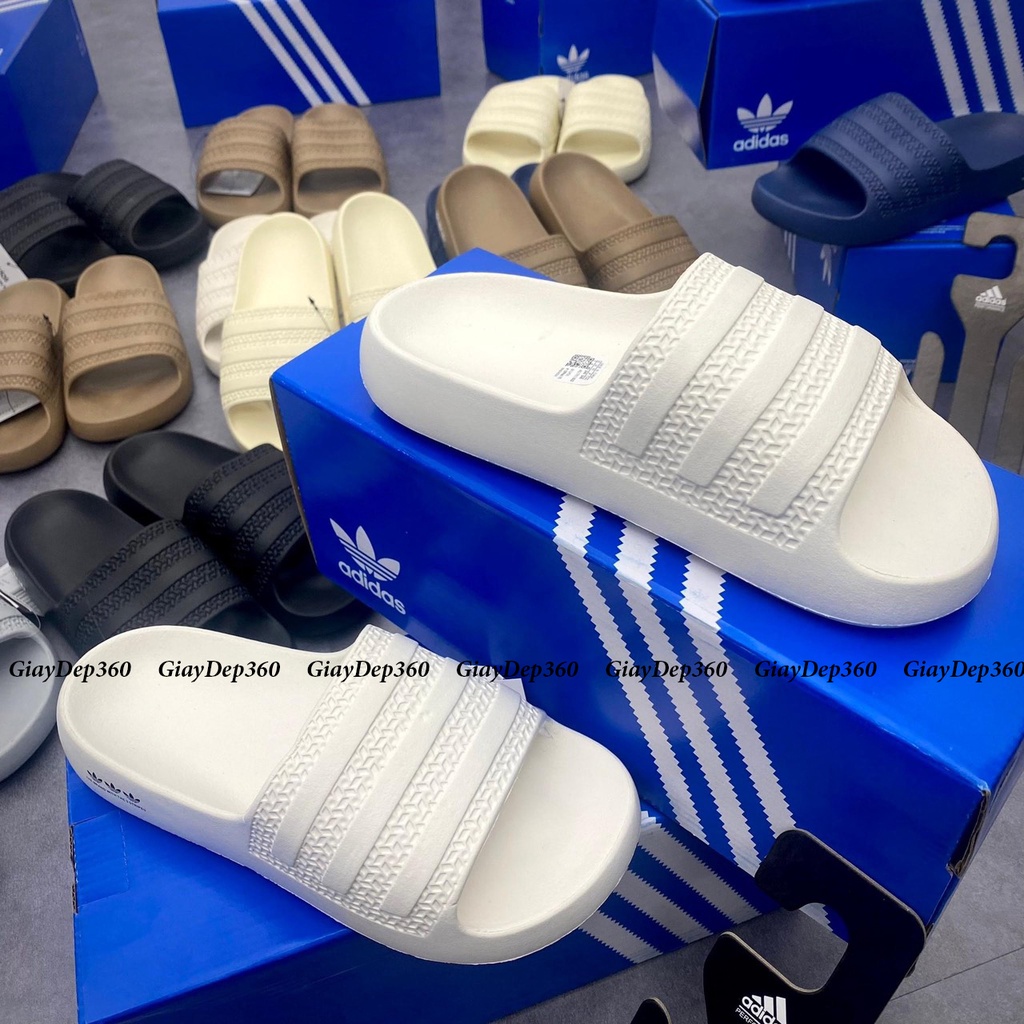 Dép đúc quai ngang adjdas Ayoon  nguyên khối,dép đúc nam nữ cao câp ful box