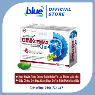 Bổ não ginkcemax q10 - bổ não ginkgo, hoạt huyết dưỡng não, tuần hoàn não, đau đầu
