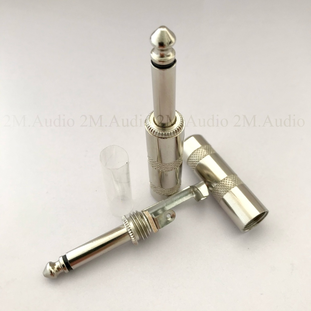 Jack 6 ly mono , jack 6.5mm, kim loại mạ Niken, hàn dây.....Giá buôn/Giá sỉ