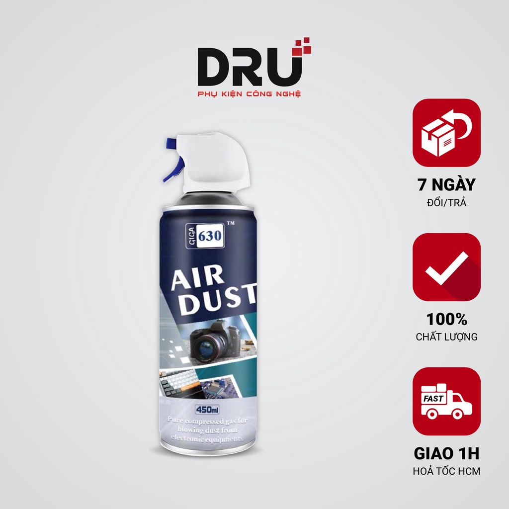 Bình xịt vệ sinh máy ảnh, bàn phím, bo mạch máy tính 450ML dùng cho máy quay, ống kính, điện thoại