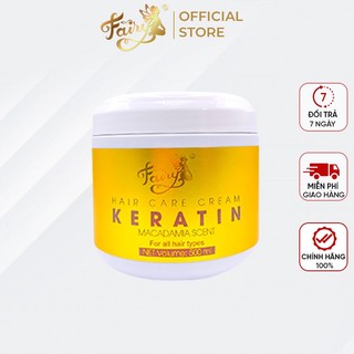 Ủ Tóc Keratin Fairy chính hãng làm mềm mượt phục hồi hư tổn cho tóc