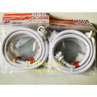 Dây cấp máy giặt răng 21 - dây cấp máy giặt xiết ốc - đầu gắn dây máy giặt