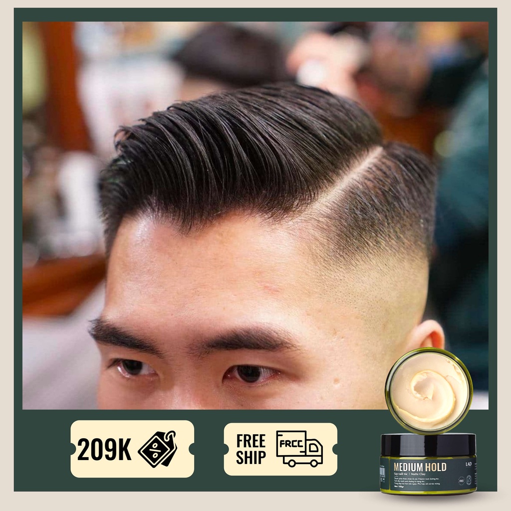 - Sáp vuốt tóc nam LAD Styles - MEDIUM HOLD  chiết xuất thiên nhiên từ tinh dầu bưởi