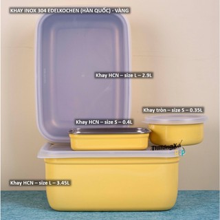 KHAY INOX 304 EDELKOCHEN (XUẤT HÀN QUỐC) - VÀNG
