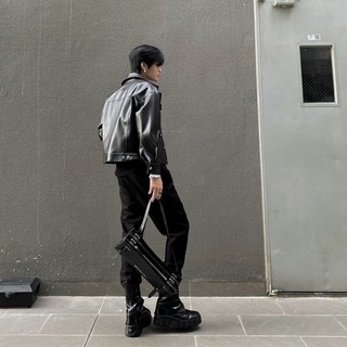 Áo khoác da ONER "Hinge Leather Jacket" da PU cao cấp