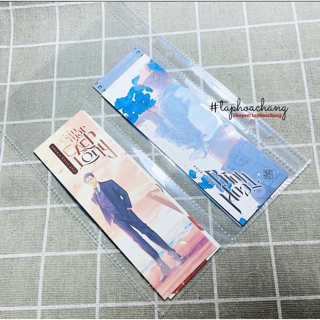 Sheet A5 đựng postcard, card kpod, thẻ bài, ảnh, phụ kiện sách truyện 2 ô dọc, 2 mặt - Trang sheet lưu trữ 2 ngăn dọc A5