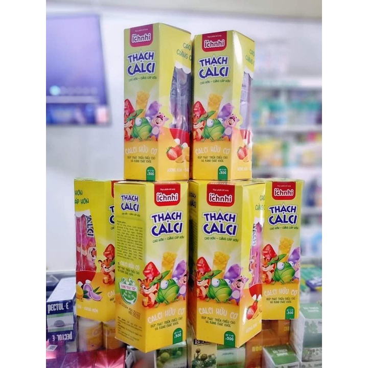 THẠCH CALCI ÍCH NHI: ĂN THẠCH TĂNG CHIỀU CAO - BÉ NÀO CŨNG MÊ TÍT