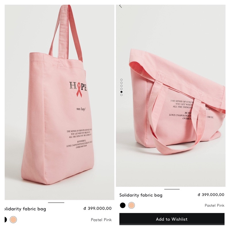 Túi vải mango vợt sale | Hàng hiệu chính hãng