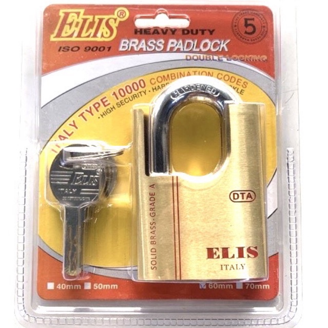 Ổ khoá Elis 6 phân chống cắt chính hãng hàng cao cấp