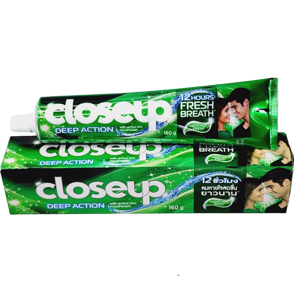 Kem đánh răng CLOSEUP Thái Lan 160gr - Ngừa sâu, trắng răng, bạc hà thơm mát