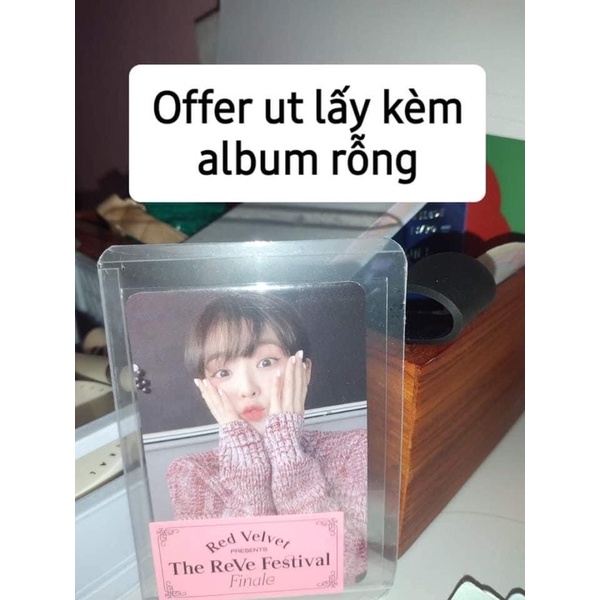 RED VELVET SCRAPBOOK photocard ảnh thẻ Irene