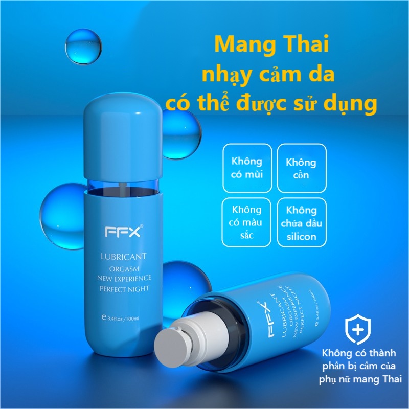 Gell bôi trơn nữ hỗ trợ khô hạn gel bôi nước kéo dài ướt  bôi trơn  êm ái  100ML