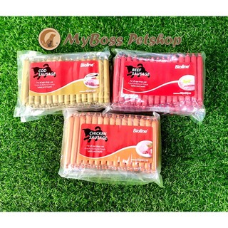 xúc xích cho chó mèo thú cưng - bioline 15g