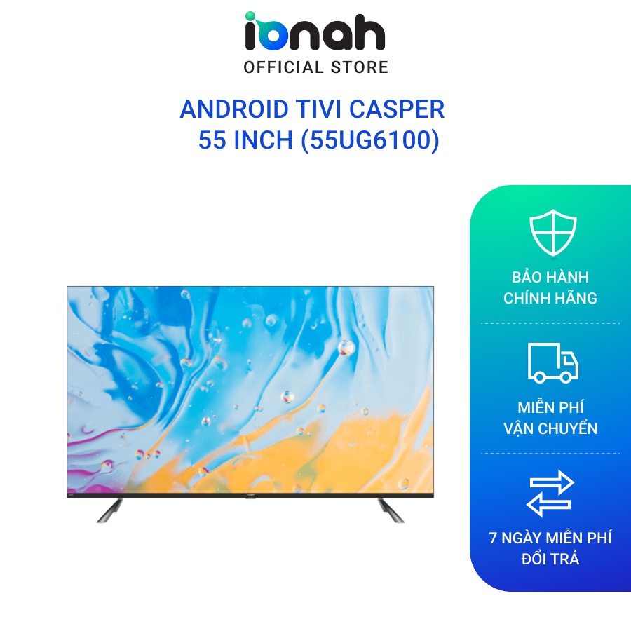 Google Tivi Casper 55 inch 55UG6100 - Chính hãng, bảo hành 24 tháng