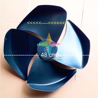 Cánh quạt đường kính 46 cm - trục 12mm - Ngươc chiều thay thế cho quạt điều hòa hơi nước