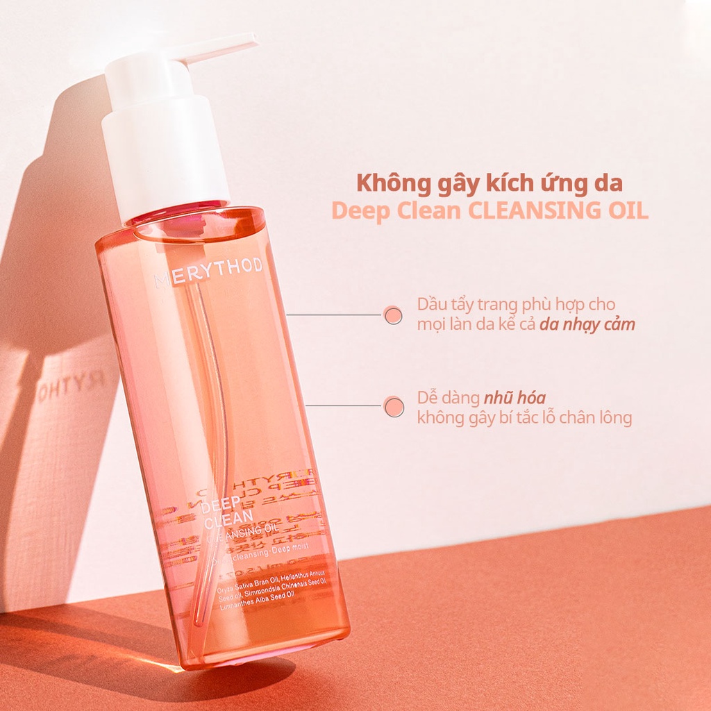 Dầu tẩy trang làm sạch sâu loại bỏ mụn đầu đen Deep Clean Cleansing Oil 150ml