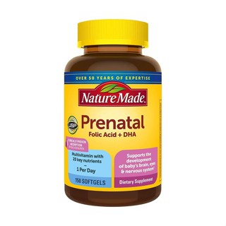 Viên uống cho bà bầu Nature Made Prenatal Multi DHA loại 150