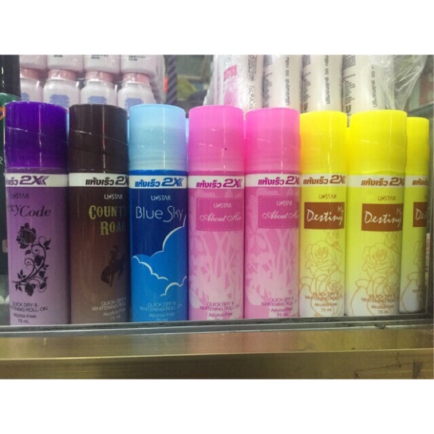 Lăn khử mùi 2x Thái Lan 75ml Chính hãng