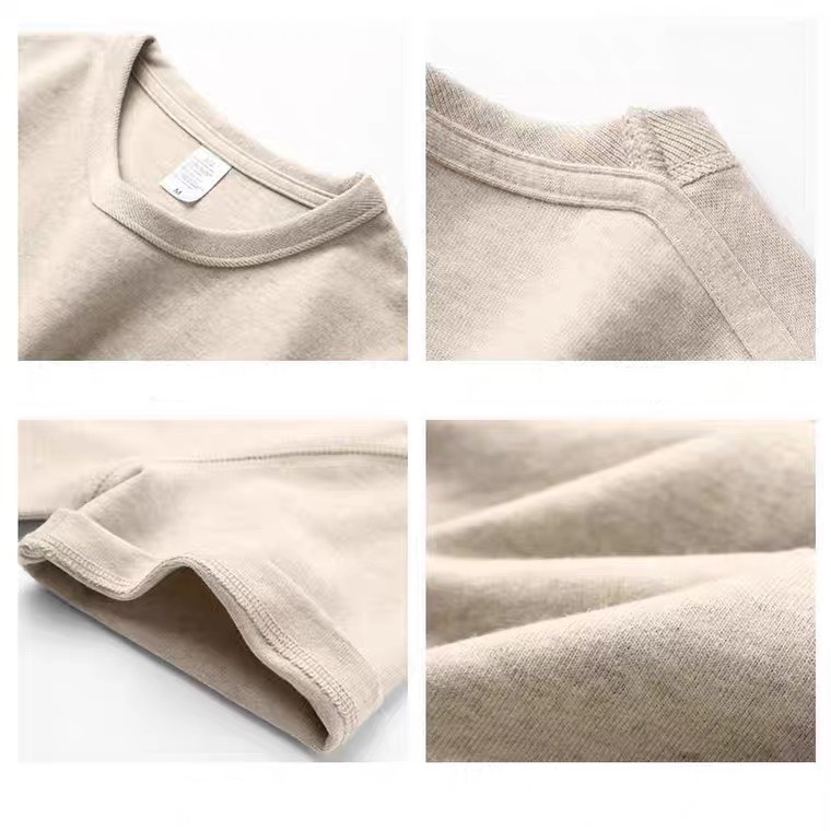 Áo phông áo thun unisex nam nữ màu trà sữa nhạt100% cotton mềm mịn mùa hè siêu mát đủ size đủ màu đế