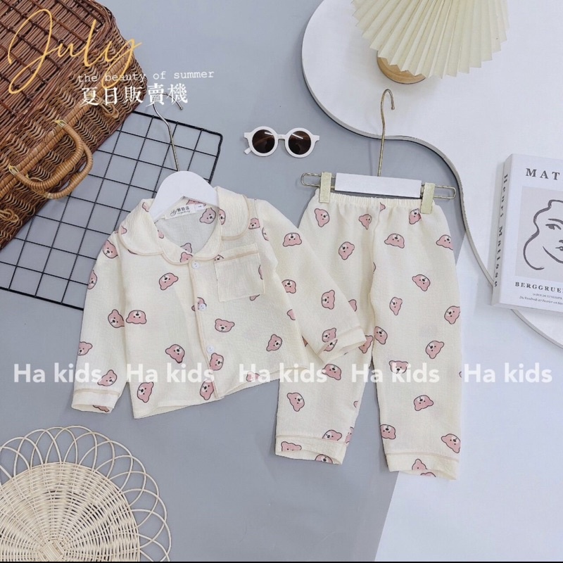 Pijama cho các bé chất xốp hàng đẹp 8-20kg
