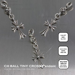 Dây chuyền Chrome Hearts Cross ball nam nữ bạc 925, Dây chuyền nam nữ CH Cross ball cá tính sang trọng và tỏa sáng