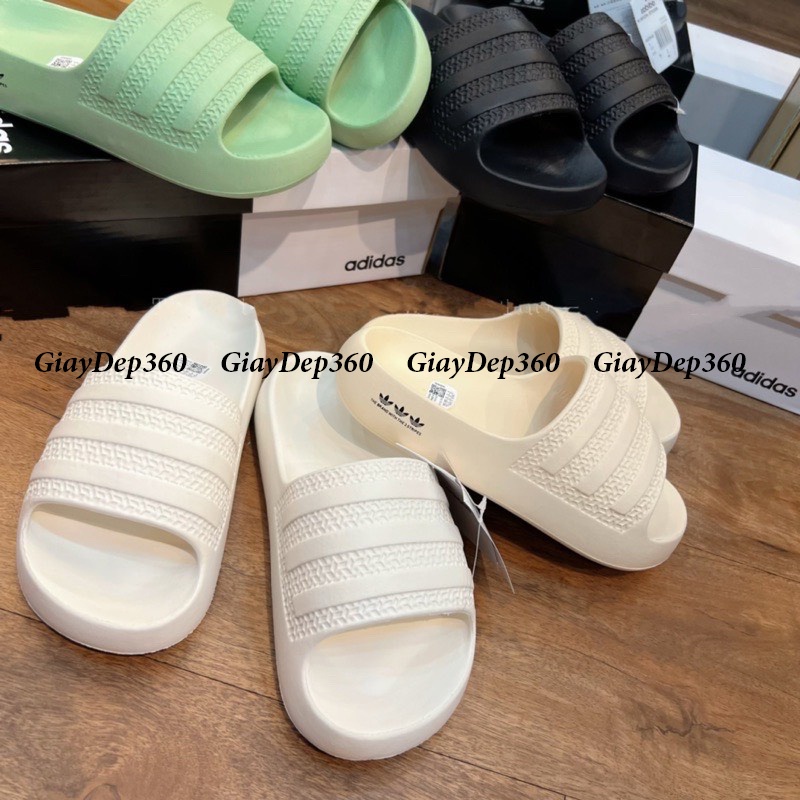 Dép đúc quai ngang adjdas Ayoon  nguyên khối,dép đúc nam nữ cao câp ful box