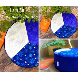 Bồ đoàn thiền, GỐI THIỀN vỏ đậu xanh - MÀU LAM