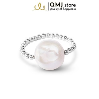 QMJ nhẫn bạc Mỹ nhân ngư trang sức ngọc 925 cao cấp - Q410