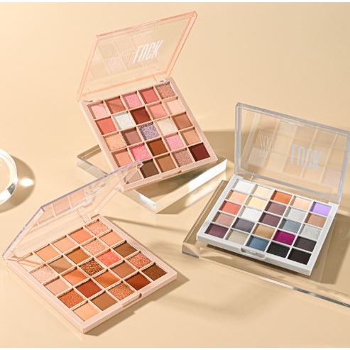 Bảng phấn mắt K'APEINE 25 ô makeup tông cam hồng đào Cao Cấp