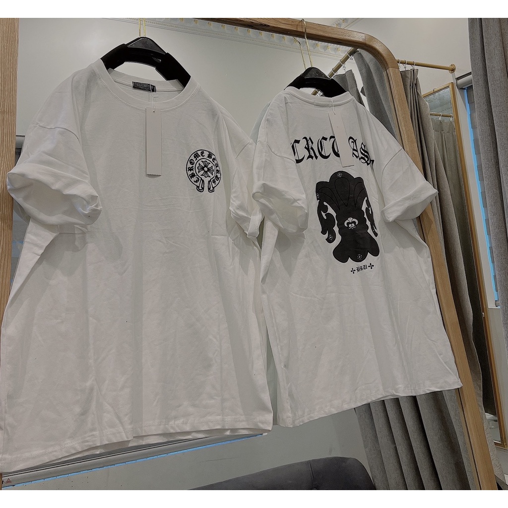 Áo Phông Nam Nữ Họa Tiết Hình Lưng Chất Đẹp Co Dãn Dáng Rộng Hàn Quốc