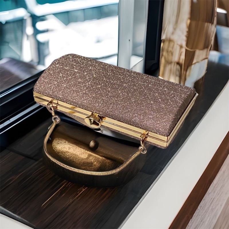 Bóp Đầm Đeo Vai Kết Hạt Thủ Công Hàng Cao Cấp Có Quai{ Nhận giao hoả tốc trong ngày khu vực tphcm}