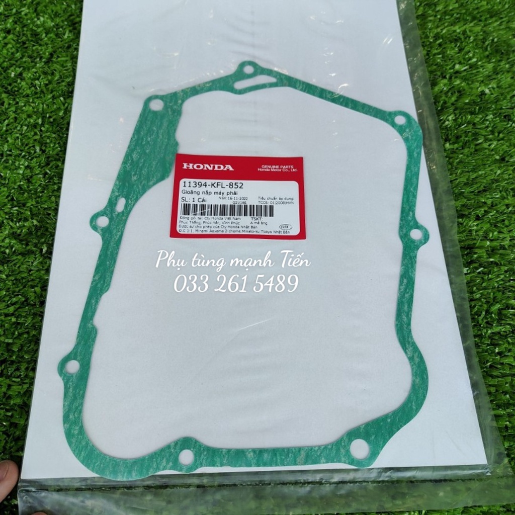 Ron thân máy + Ron nắp máy phải wave 110 chính hãng