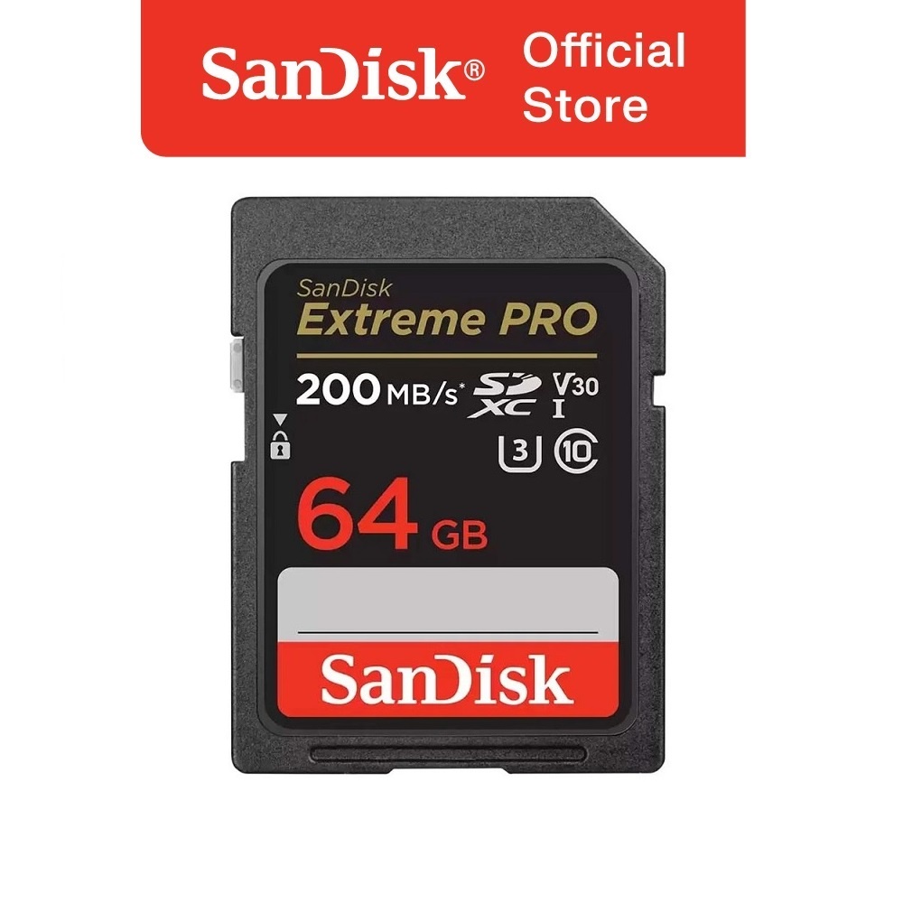  Thẻ nhớ máy ảnh SanDisk Extreme PRO SDXC 64GB UHS-I Speed Class 3 Upto 200MB/s