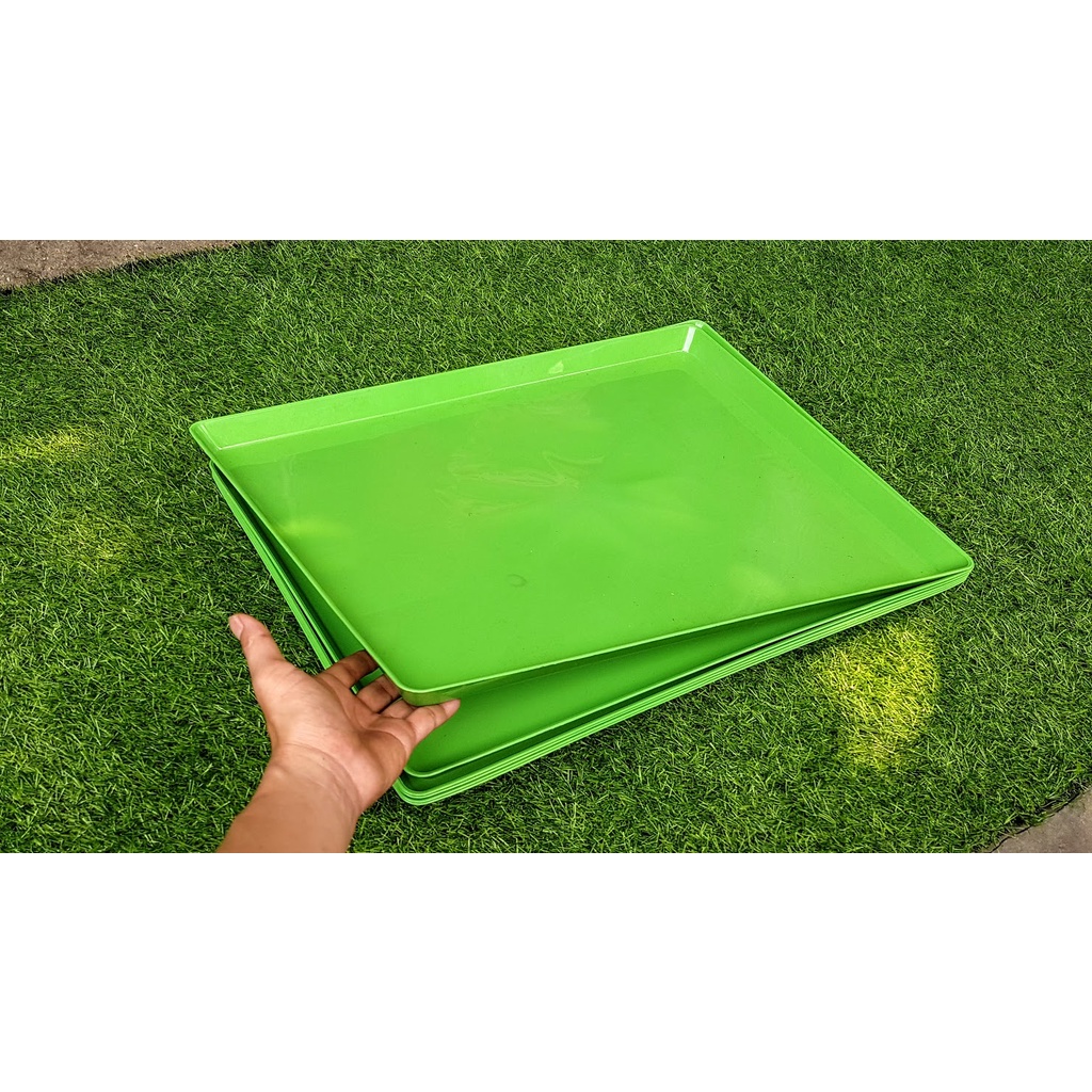 Combo 10 khay xanh 45-60-3cm đựng nước trồng lan ươm giống Và lót chuồng thú cưng