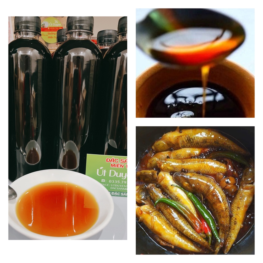 Mật Mía Để Kho Cá, Thịt,... Đặc Sản Truyền Thống Quảng Ngãi Chai 500ml - Tiệm Út Duyên 76 Đặc sản