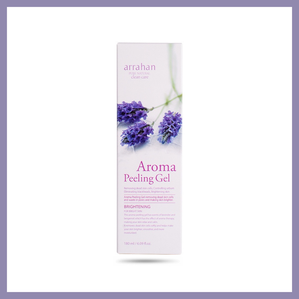 Combo 2 Tẩy Da Chết Arrahan Aroma Peeling Gel Hàn Quốc 180ml (Arrahan lavender)