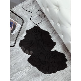 set hoa chán váy tầng