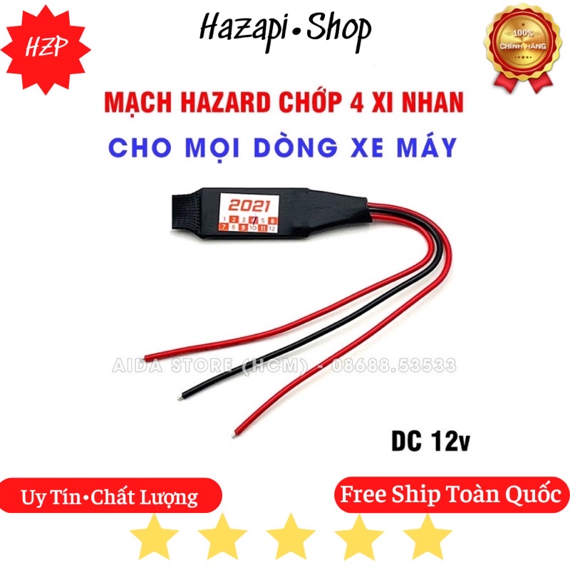 Mạch haza nháy 4 xinhan cho wave 50 100 110