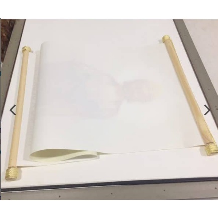 Tranh Liễn -Tranh Thư Pháp -Vải canvas cao cấp nẹp sáo gỗ tự nhiên -BÁT NHÃ TÂM KINH- SIZE 40x60cm- GIÁ XƯỞNG