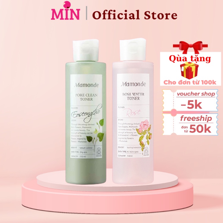 Nước Hoa Hồng Toner Mamonde Diếp Cá Làm Sạch Dầu Nhờn Và Ngăn Ngừa Mụn 250ml | BigBuy360 - bigbuy360.vn