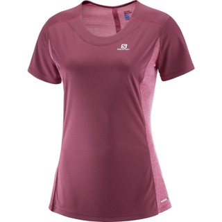 Áo thể thao nữ salomon agile ss tee w - l39752400 - l39378000