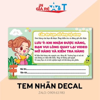 combo 100 Tem dán cảm ơn shipper, NHÃN CÁM ƠN SHIPPER-MẪU 1