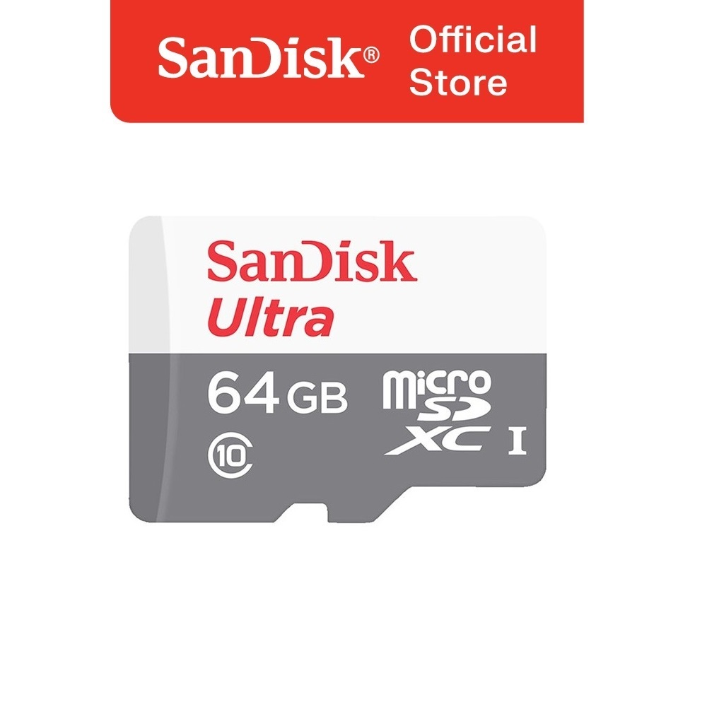 Thẻ nhớ micro SDXC Sandisk 64GB upto 100MB/s 533X Ultra UHS-I + Adapter