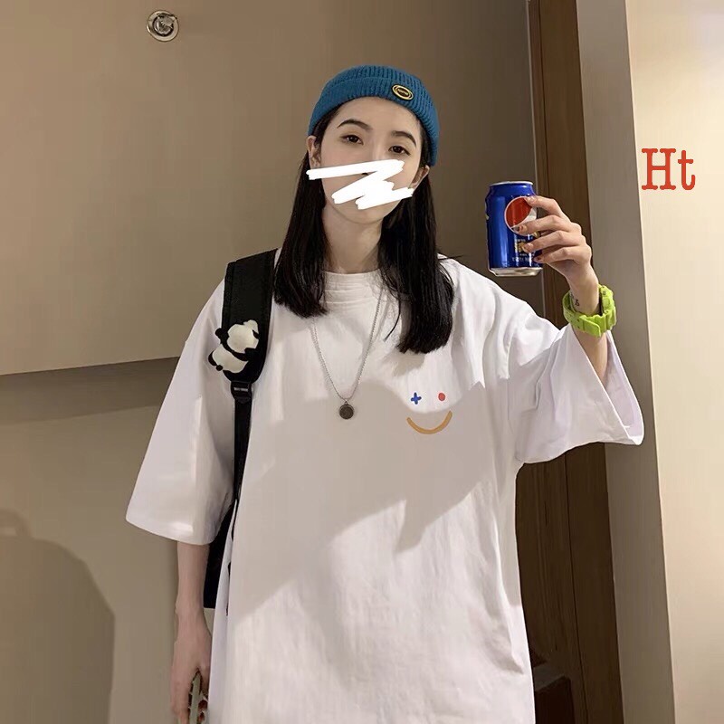 Áo phông mặt cười lớn in 2 mặt Nam Nữ mặc đẹp HT35BH22.2 Thoitrang668