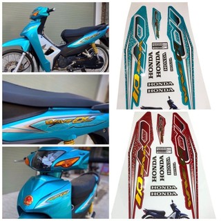 Tem wave , tem zin wave alpha ghép crom dán cho wave 50cc-100cc-110cc - 3 lớp