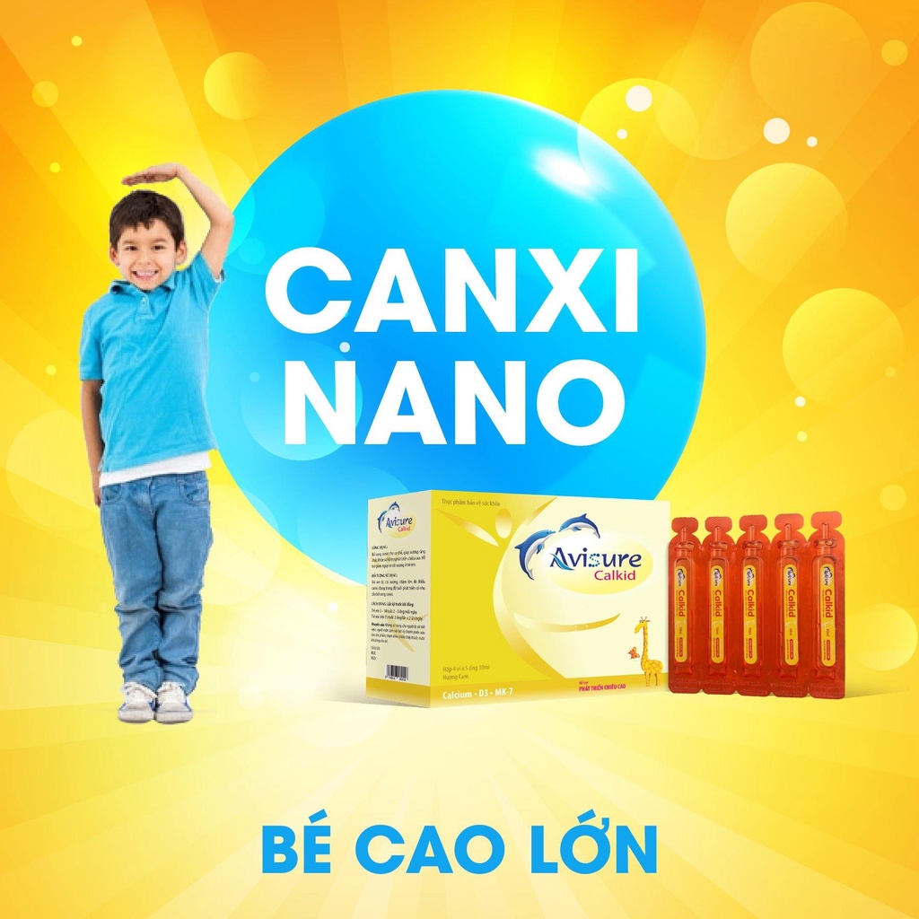 Combo 3 hộp Avisure calkid - Canxi hữu cờ cho bé