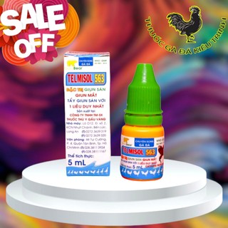 Telmisol 563 tẩy giun sán, giun mắt gà đá 5ml