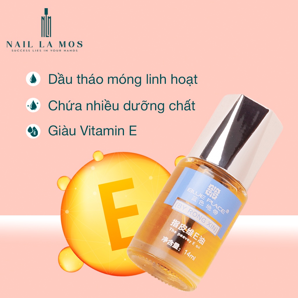 Dầu tháo móng úp, nước tháo móng bột Blue Place chính hãng - Dầu dưỡng viền móng nhiều dưỡng chất, không đau rát