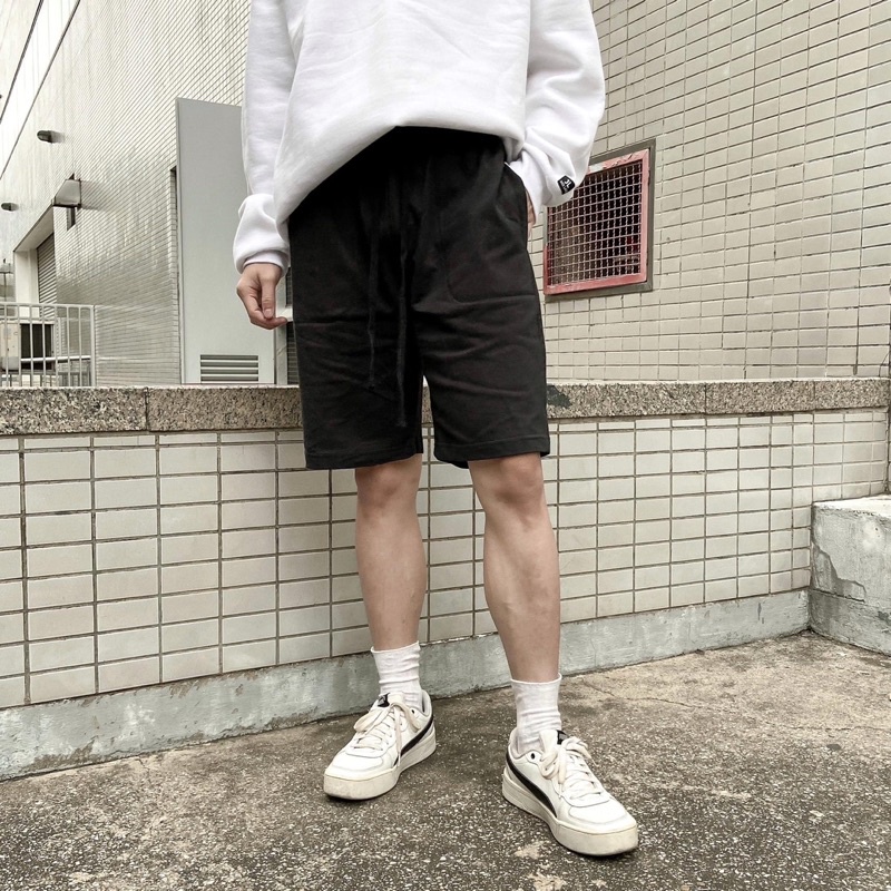 Quần short kaki basic Unisex