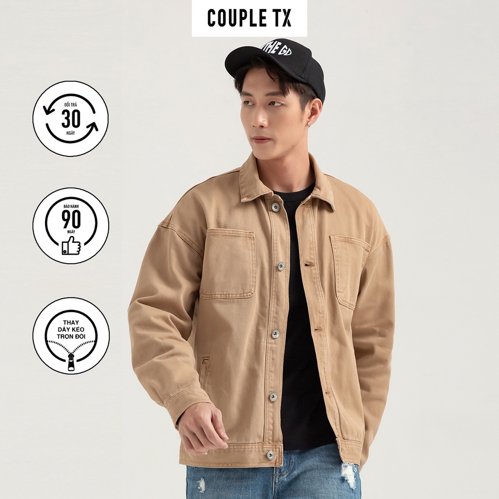 Áo Khoác Nam Jeans Couple TX Nhuộm Màu MOF 1032